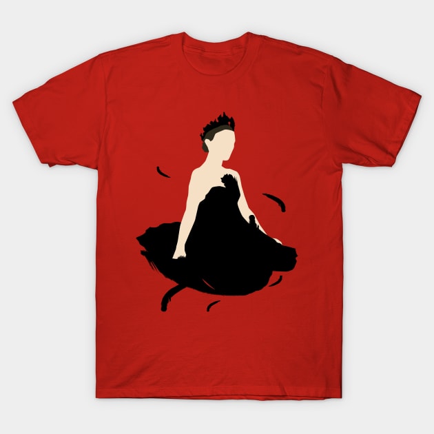 The Black Swan T-Shirt by tydalwaves